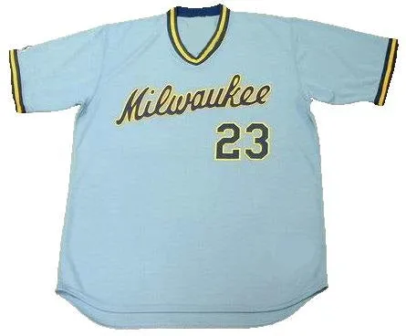 Ted Simmons 1982 Milwaukee Brewers Throwback Baseball Jersey