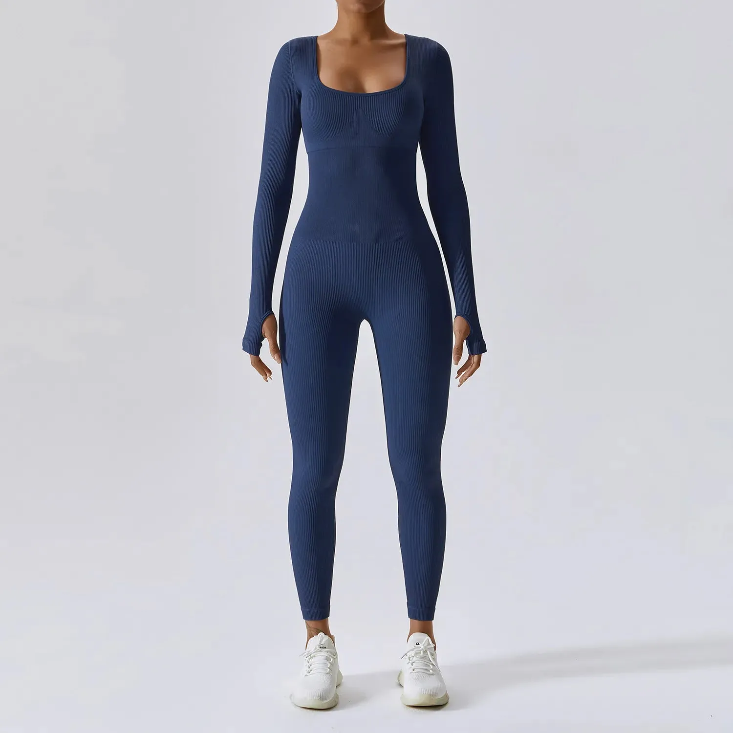 Tight Long-Sleeved Women's Bodysuit