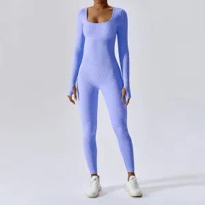 Tight Long-Sleeved Women's Bodysuit