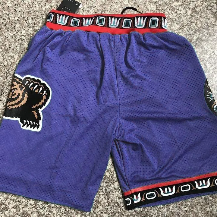 Trendy cartoon print sports shorts