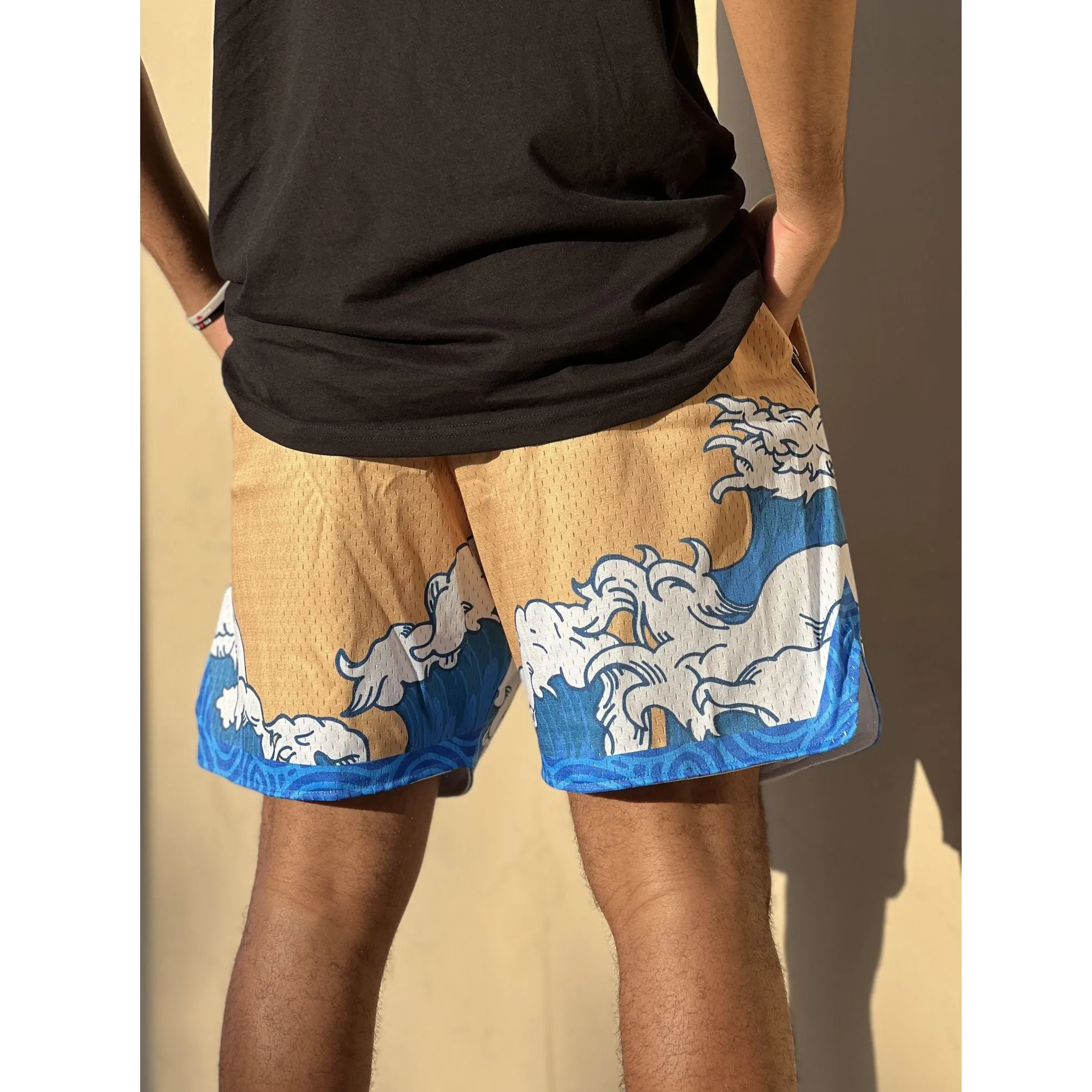 Trendy casual retro street shorts