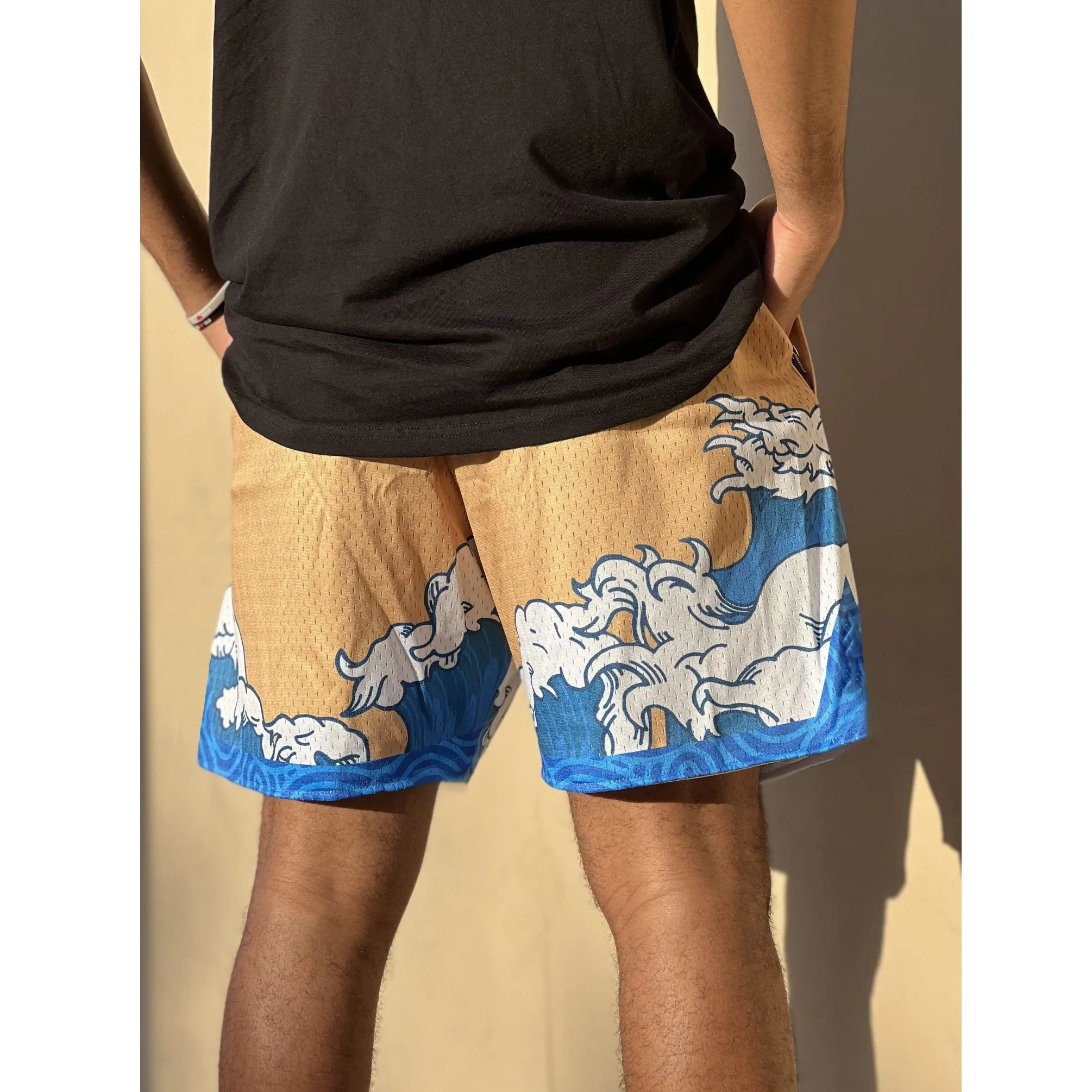 Trendy casual retro street shorts