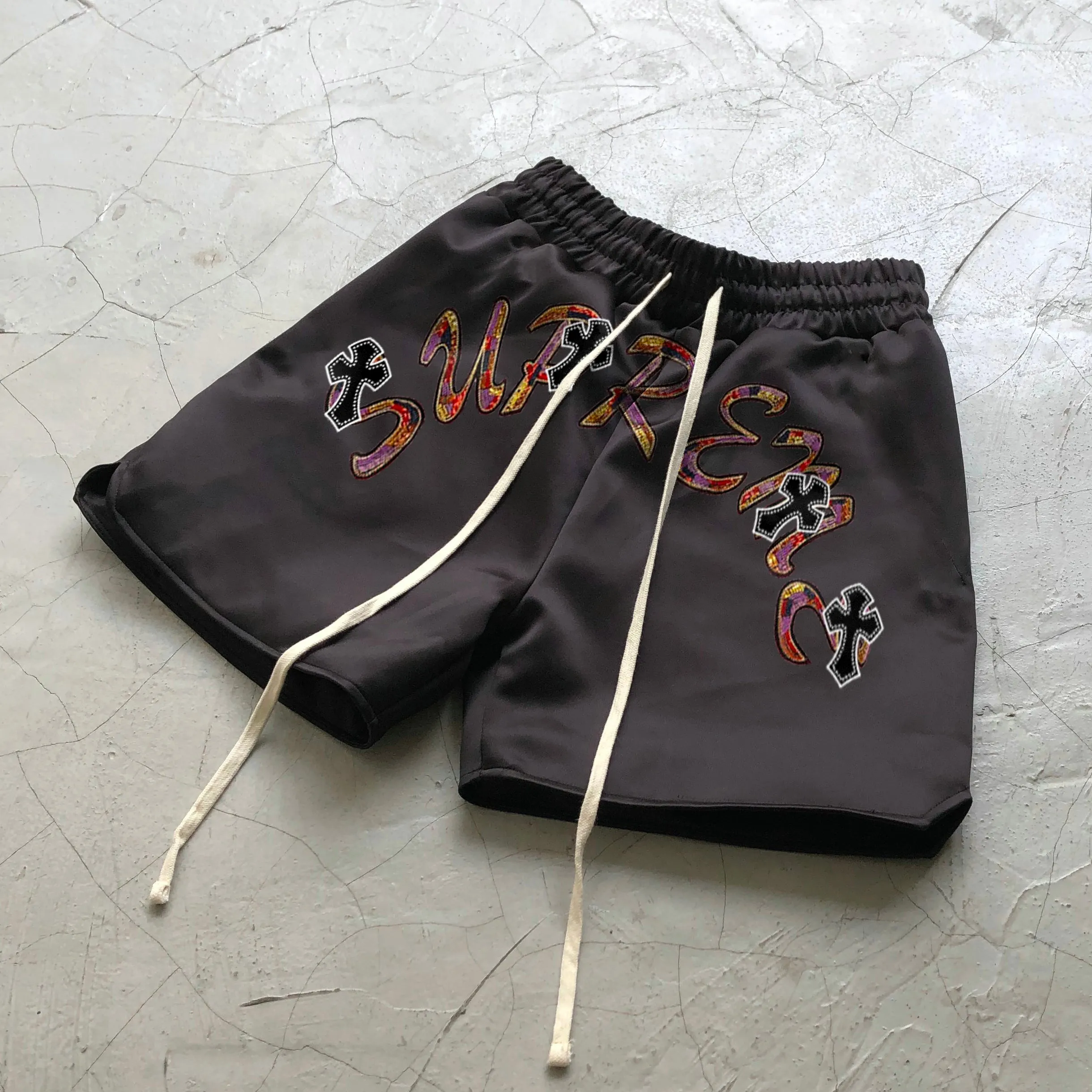 Trendy Cross Personality Street Shorts