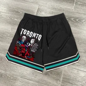 Trendy Print Sports Mesh Shorts