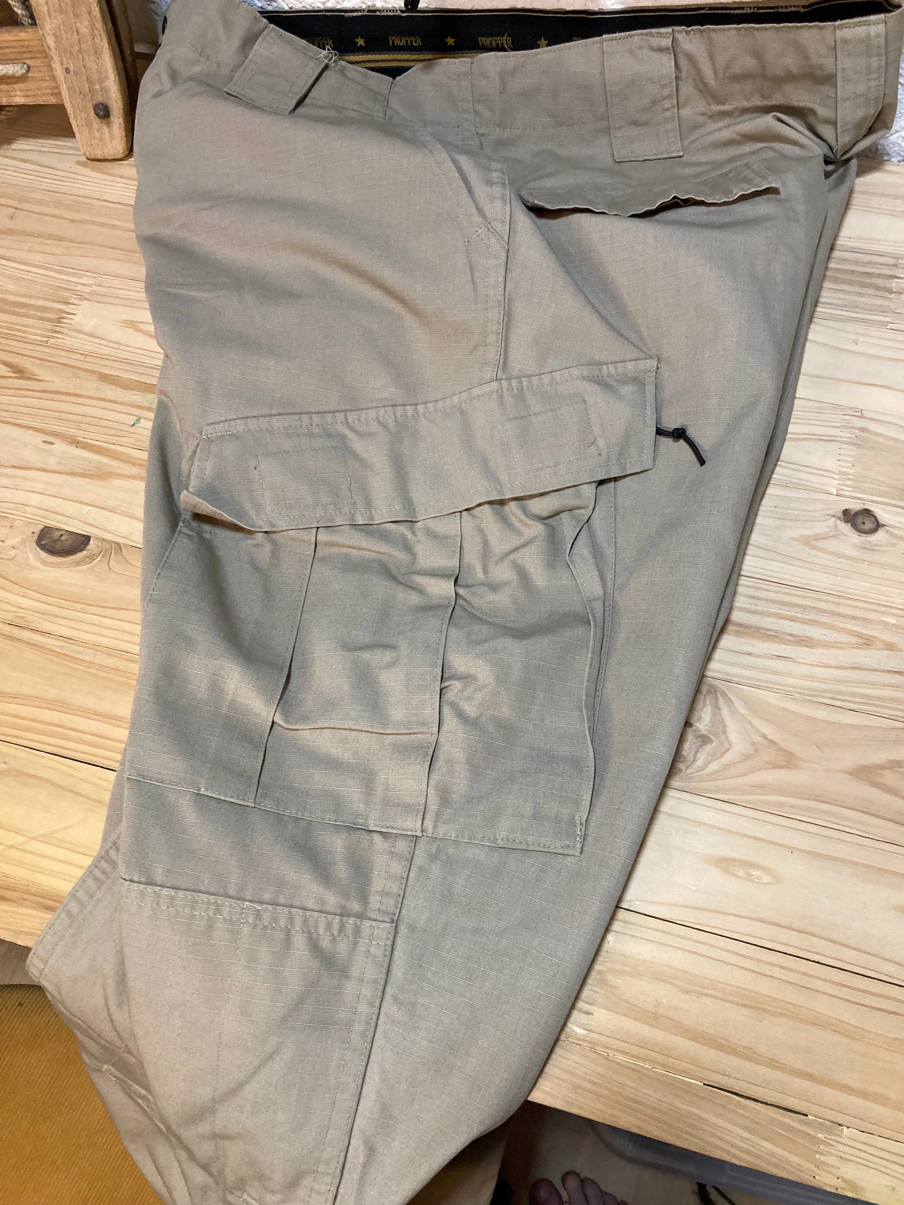 Trousers, Propper Brand, Poly/Cotton Khaki Size 38 US