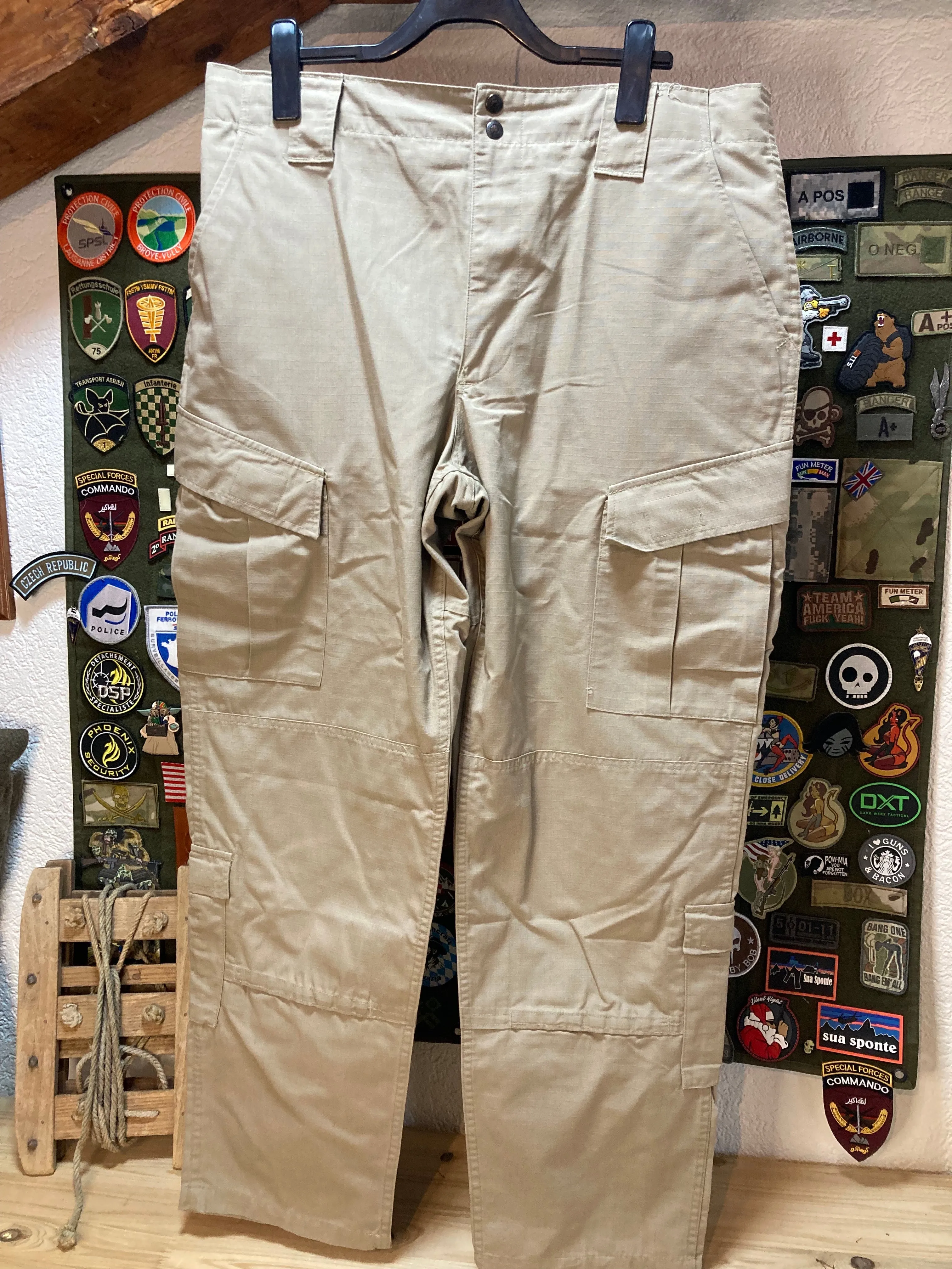 Trousers, Propper Brand, Poly/Cotton Khaki Size 38 US