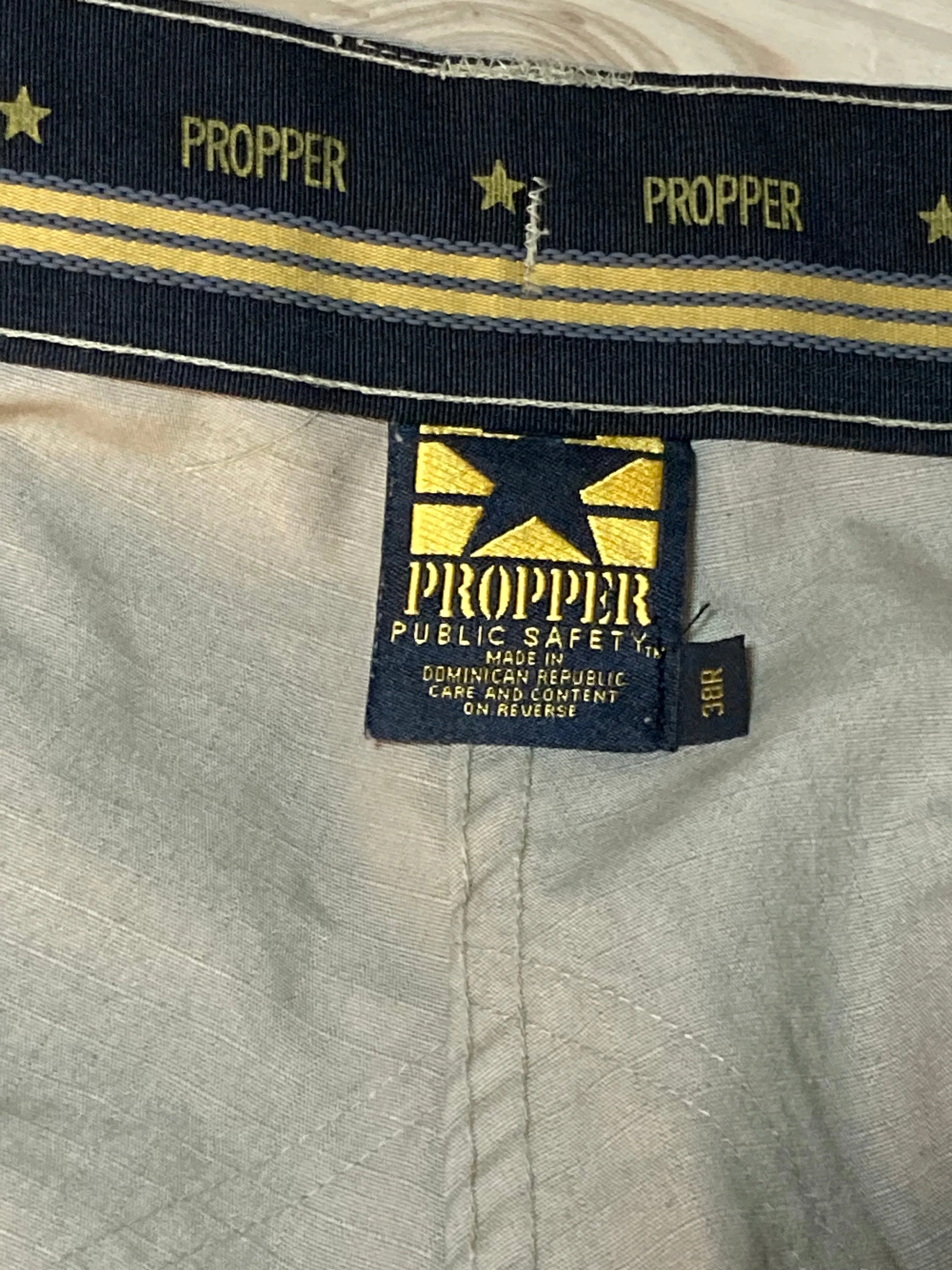 Trousers, Propper Brand, Poly/Cotton Khaki Size 38 US