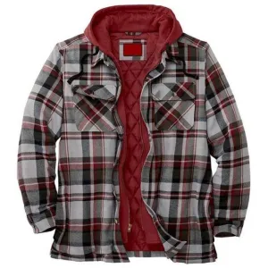Vintage Plaid Warm Parkas