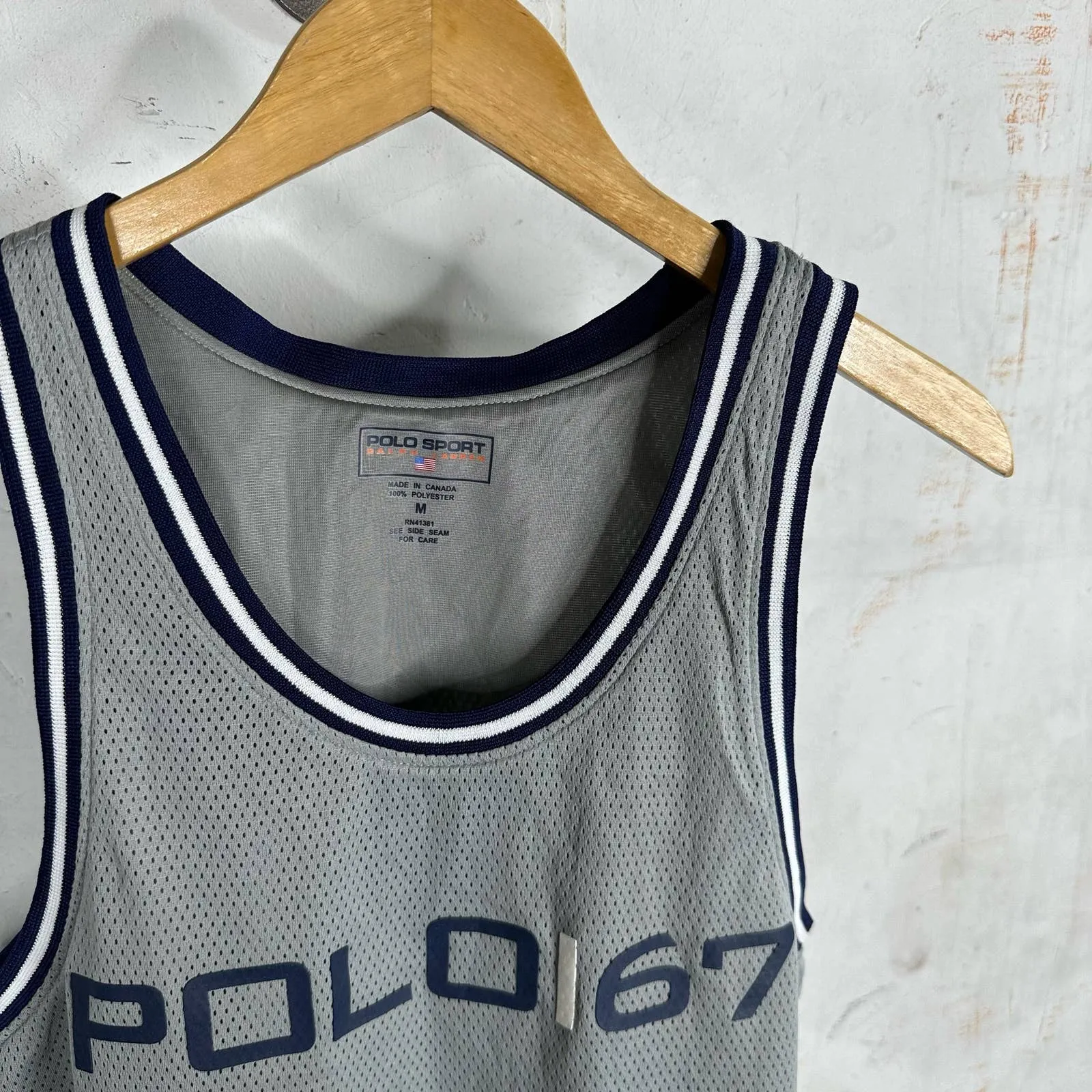 Vintage Polo Basketball Jersey
