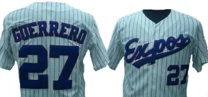 Vladimir Guerrero Montreal Expos Pinstripe Jersey.