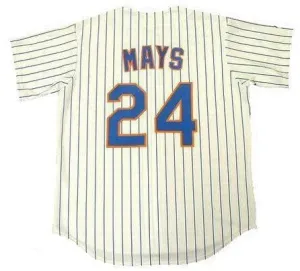 Willie Mays New York Mets Home Throwback Jersey