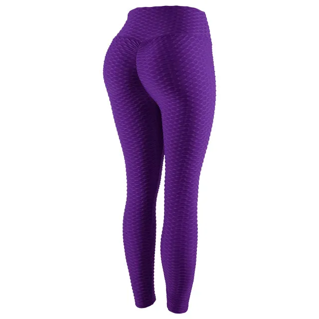 Wjczt Seamless High-Waist Leggings Women Stretch Fitness Leggings Breathable Peach Hip Quick-Drying Running Leggings
