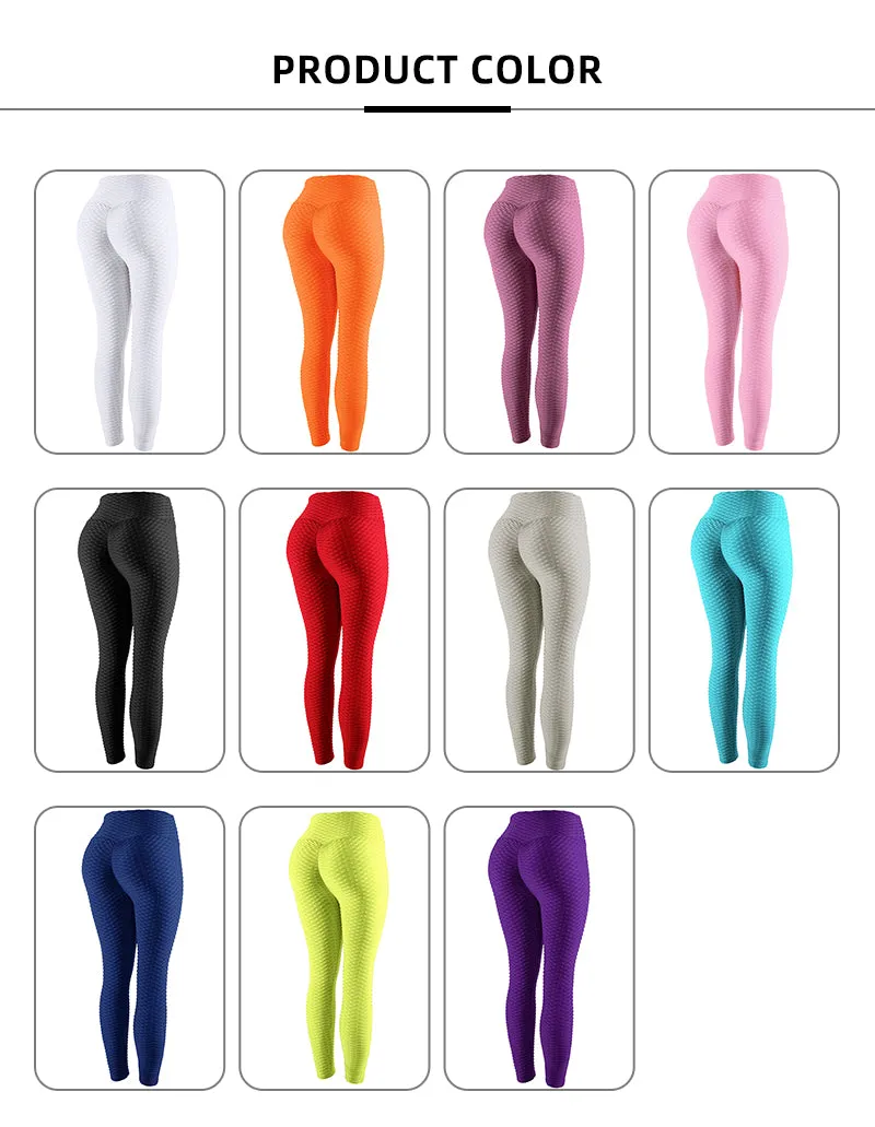 Wjczt Seamless High-Waist Leggings Women Stretch Fitness Leggings Breathable Peach Hip Quick-Drying Running Leggings