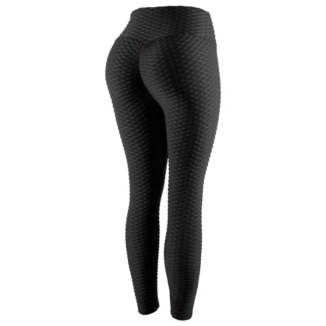Wjczt Seamless High-Waist Leggings Women Stretch Fitness Leggings Breathable Peach Hip Quick-Drying Running Leggings