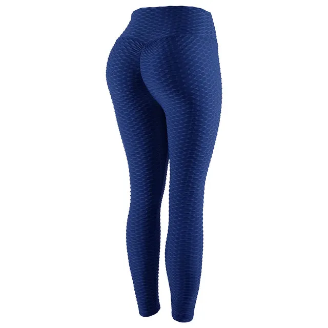 Wjczt Seamless High-Waist Leggings Women Stretch Fitness Leggings Breathable Peach Hip Quick-Drying Running Leggings