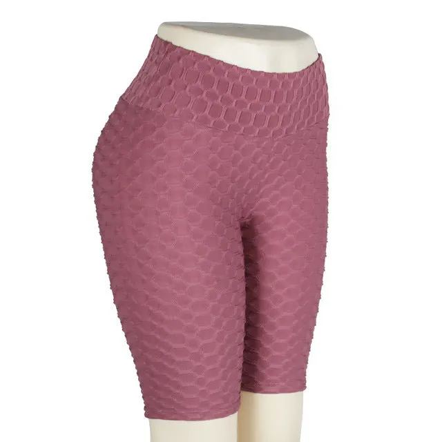 Wjczt Seamless High-Waist Leggings Women Stretch Fitness Leggings Breathable Peach Hip Quick-Drying Running Leggings