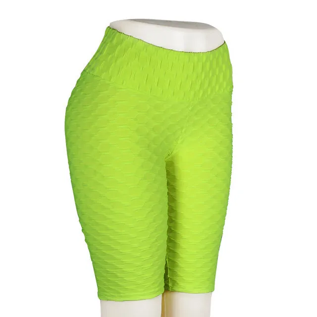 Wjczt Seamless High-Waist Leggings Women Stretch Fitness Leggings Breathable Peach Hip Quick-Drying Running Leggings