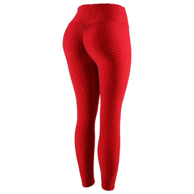 Wjczt Seamless High-Waist Leggings Women Stretch Fitness Leggings Breathable Peach Hip Quick-Drying Running Leggings