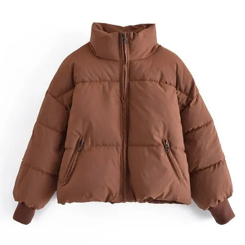 Women Thick Warm Padded Parkas Coats