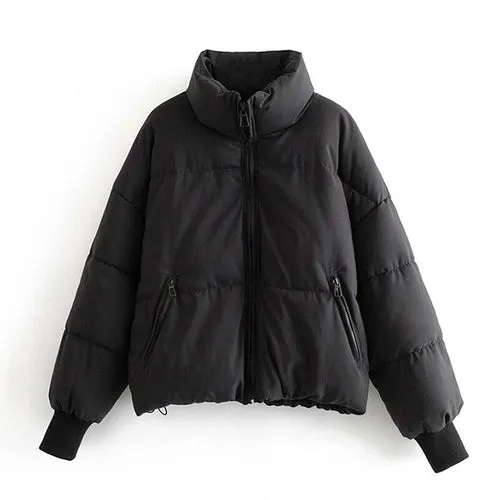 Women Thick Warm Padded Parkas Coats