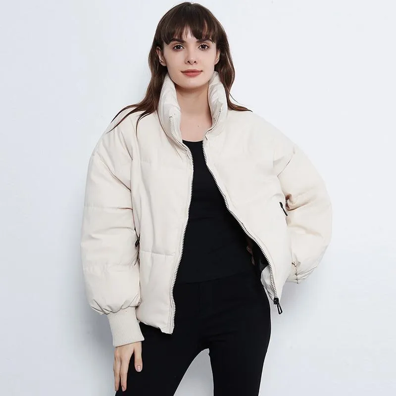 Women Thick Warm Padded Parkas Coats