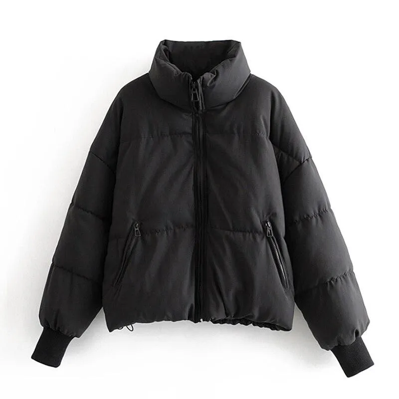 Women Thick Warm Padded Parkas Coats