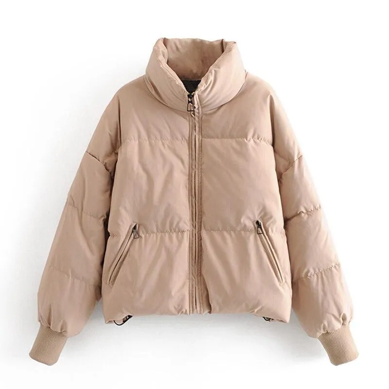 Women Thick Warm Padded Parkas Coats