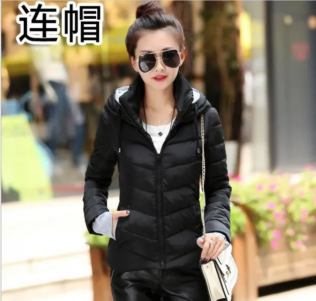 Women Winter Jacket Parka Thicken Outerwear Female Coats Hooded Design Cotton-padded Plus Size Chaqueta Invierno Warm Tops MZ709