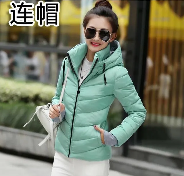 Women Winter Jacket Parka Thicken Outerwear Female Coats Hooded Design Cotton-padded Plus Size Chaqueta Invierno Warm Tops MZ709