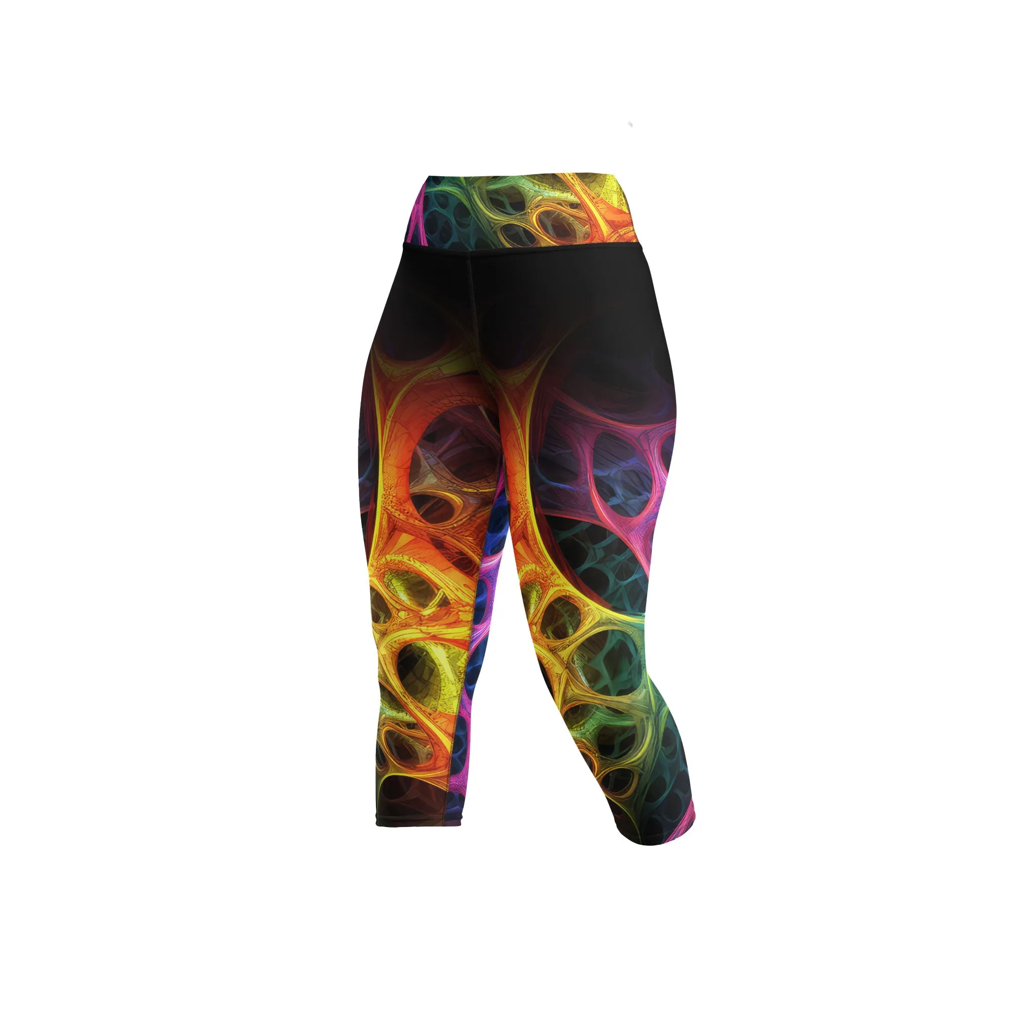 Yoga Capri Leggings Perfect Mesh